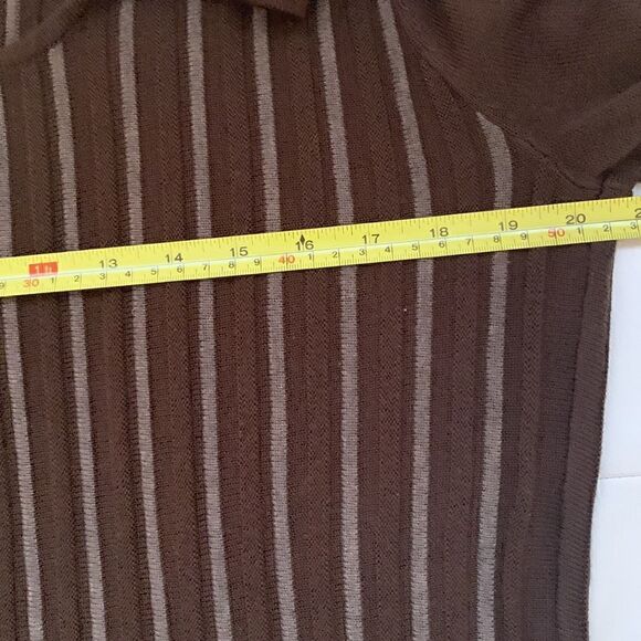 Daisy Fuentes Fit/ Flare Mini Dress Tunic Sweater Ribbed Size XL - Picture 4 of 9